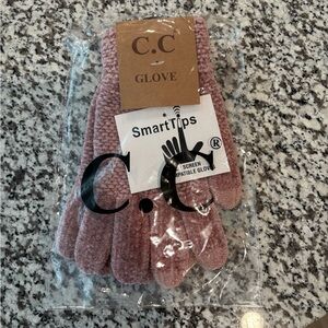 NWT C.C Blush Knit Touchscreen Gloves